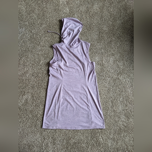 Women's Tek Gear DryTek purple hooded dress size large - Picture 2 of 3